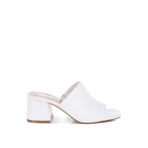 Wuling Slip-On Soft Leather Heels