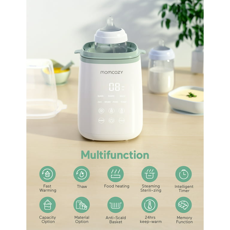  Momcozy Bottle Warmer, Fast Bottle Warmers for All Bottles  with Timer, Accurate Temperature Control and Automatic Shut-Off,  Multifunctional Bottle Warmer for Breastmilk : Baby