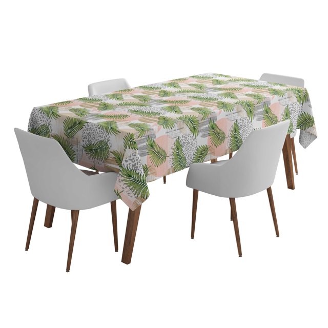 Vargottam Indoor/OutdoorTablecloth58x82 InchRectangleTablecloth Waterproof PatioTableCloths- Spring/SummerTableCovers for Backyard RectangularTable/BBQs/Picnic -Multicolor3