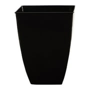 Nearly Natural 15in. Square Tin Planter, Black