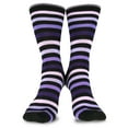 thumbnail image 5 of TeeHee Women's Value 12-Pack Fun Crew Socks (Thin Stripe), 5 of 11