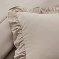 thumbnail image 5 of My Texas House Delphine 3-Piece Taupe Ruffle Comforter Set, Full/Queen, 5 of 5