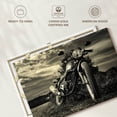 thumbnail image 6 of Elephant Stock Outdoor Vintage Motorcycle Wall Art - Horizontal Canvas Wall Art - Living Room Wall Decor - Transportation Canvas - Black And Gray Decor - 12" x 8", 6 of 8
