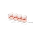 thumbnail image 3 of Openpig Kitchen Seasoning Box Set - Seasoning Box Jar Plastic Condiment Transparent Storage Container- Cruet with Cover and Spoon, 3 of 6
