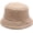 Khaki, variant on Winter Warm Plush Fuzzy Bucket Hat Faux  Shearling Fisherman Hats for Women