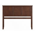 thumbnail image 4 of AFI Madison Queen Solid Wood Panel Headboard, Walnut, 4 of 7