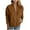 Brown, variant on YOUSNH Womens Zip up Sweatshirts Jackets Long Sleeve Casual Loose Outwear with Pockets Women's Casual Jackets Brown S