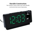 thumbnail image 3 of Injueey Reloj con espejo Digital con pantalla Led para dormitorio, fácil de leer, funcionamiento silencioso, construcción duradera Electrónica luz roja, 3 of 6