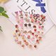 thumbnail image 3 of 20 Pairs Of Girls Clip On Earrings Kids Cute Flower Earring Princess Dress Up, 3 of 4