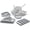 Gray, variant on Caraway 23-Piece Nonstick Ceramic Cookware & Bakeware Set – Pots, Frying Pans, Lids, Baking Sheets, Pans, Cooling Rack & Storage – Oven Safe, – Compatible with All Stovetops - Gray