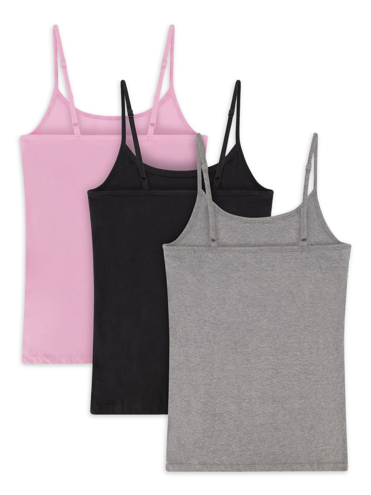 Women's Cotton Camisole with Shelf Bra Adjustable Spaghetti Strap Tank Top Cami  Tanks 2/3 Packs Shapewear Body Shaper - AliExpress