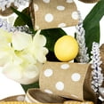 thumbnail image 4 of Northlight Bunny and Bows Floral Easter Wreath - 22" - Green and Beige - Unlit, 4 of 7