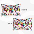 thumbnail image 4 of Balery Mexican Bright Style Bedding Queen Pillow Cases - Envelope Closure - Soft Brushed Microfiber Fabric - Shrinkage and Fade Resistant Pillow Cases-14"x20", 4 of 9