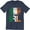 Navy Heather, variant on Ireland Flag - Distressed Country Irish Men's T-Shirt