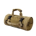 thumbnail image 3 of Roll up Tool Bag Organizer with 5 Different Pouches for Car Garage or Work Shop Professional Water Resistant Heavy Duty Compact Wrench Roll Khaki, 3 of 9