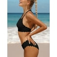 thumbnail image 4 of Women Halter Bikini Set Low Waisted Swimsuits Sexy Two Piece Swimwear, 4 of 5
