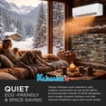 thumbnail image 6 of Klimaire 19,000 BTU Hyper Heat 3-Zone 21 SEER2 Heat Pump Wall Mounted Mini Split Heat Pump System w/ All Inclusive Installation Kits (9,000 BTU +9,000 BTU + 12,000 BTU) - R454B, 6 of 8