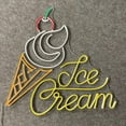 thumbnail image 5 of Handmadetneonsign Ice Cream Neon Sign, Ice Cream Wall Art Decor, Ice Cream Led Sign, Ice Cream Store Wall Decor, 5 of 5