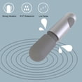 thumbnail image 3 of Mini masajeador vibratorio de 10 velocidades, vibrador recargable USB, vibrador de silicona TFixol Palo de silicona, 3 of 7