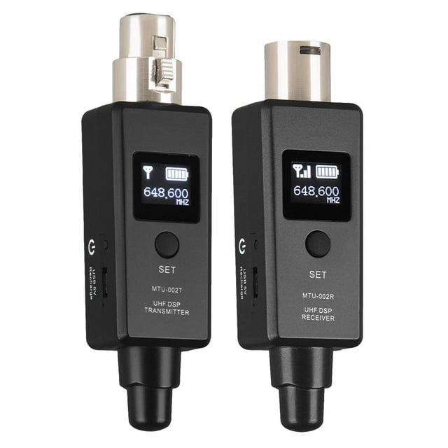 Transmisor y receptor de micrófono inalámbrico para micrófono dinámico, mezclador de Audio, sistema inalámbrico