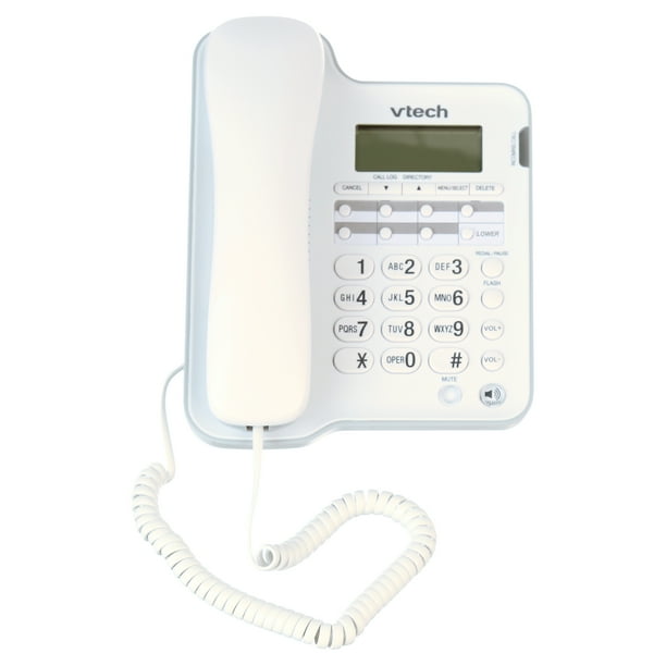 VTech CD1153 Landline Telephone, Corded Speakerphone with Caller