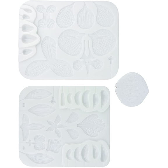 O'Creme Orchid Silicone Fondant Mold Set with Silicone Veiner