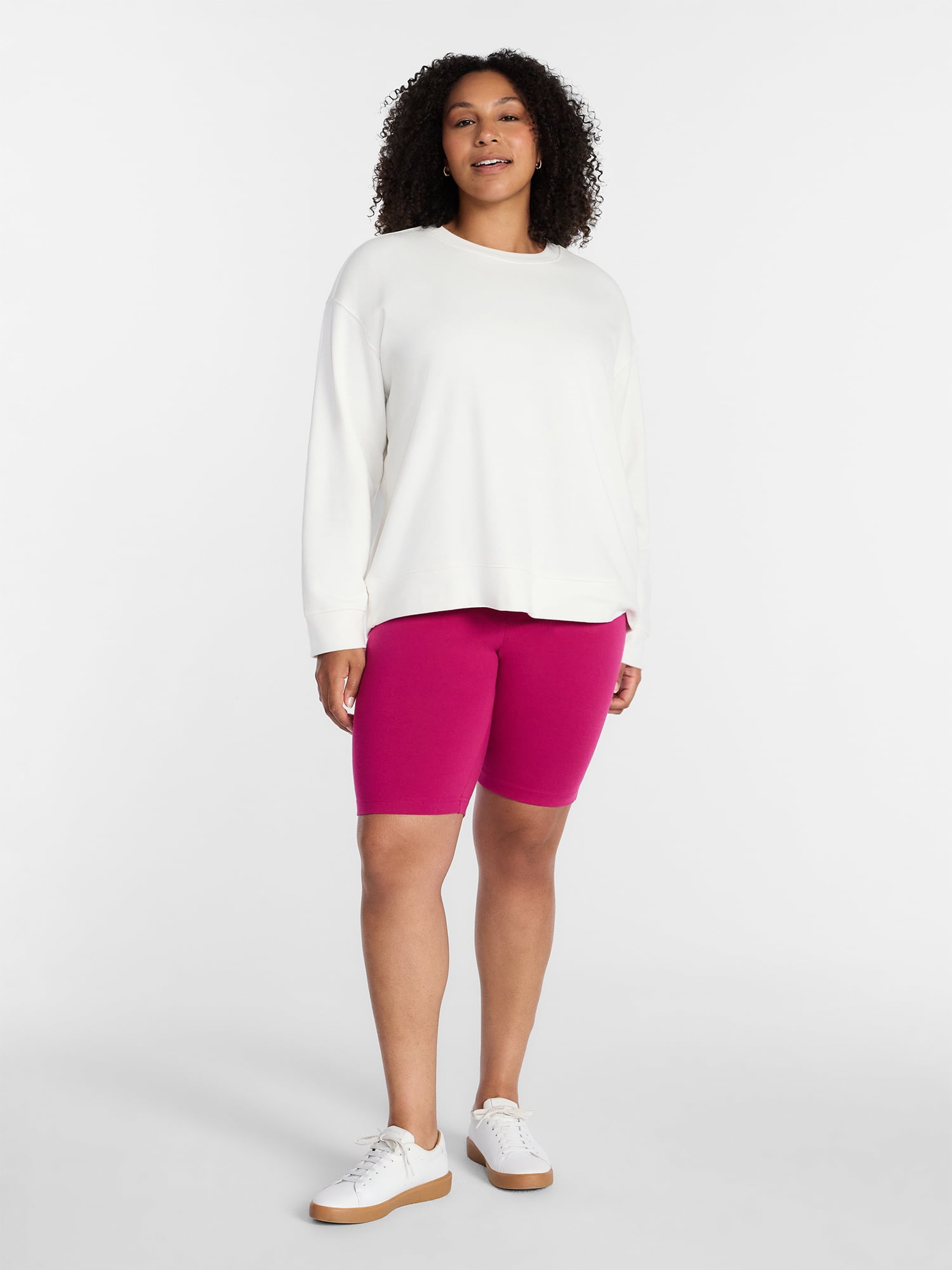 Terra & Sky Women's Plus Size Bike Short, Sizes 0X-5X