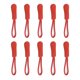 thumbnail image 1 of Guardurnaity 10 Uds. De tiradores de cremalleras, extensión de cremalleras, cordón de nailon, fijador roto, etiqueta de cuerda de cremallera, Viajes, Equipaje y Accesorios Varios Rojo NO5, 1 of 6