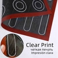 thumbnail image 2 of 4X Estera para Hornear de Hojaldre de MacarróN con Estampado Reversible de Silicona de 30X40 Cm, Revestimiento Antiadherente para ReposteríA, Horno, Hoja Perforada para Pasteles, 2 of 4