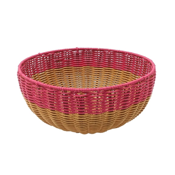 Celebrate It 11.75" Round Basket , Summer Home Decor