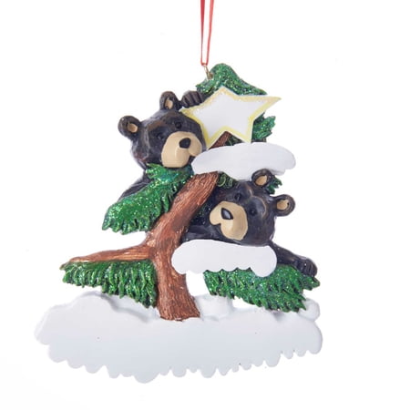 Kurt Adler Black Bears in a Tree Christmas… product image
