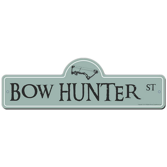 SignMission P-720 Bow Hunter 20 x 7 in. Street Sign - Bow Hunter