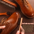 thumbnail image 4 of Kit de cepillos para zapatos ZJoey de 4 piezas con cerdas de crin y paño de pulido, 4 of 6