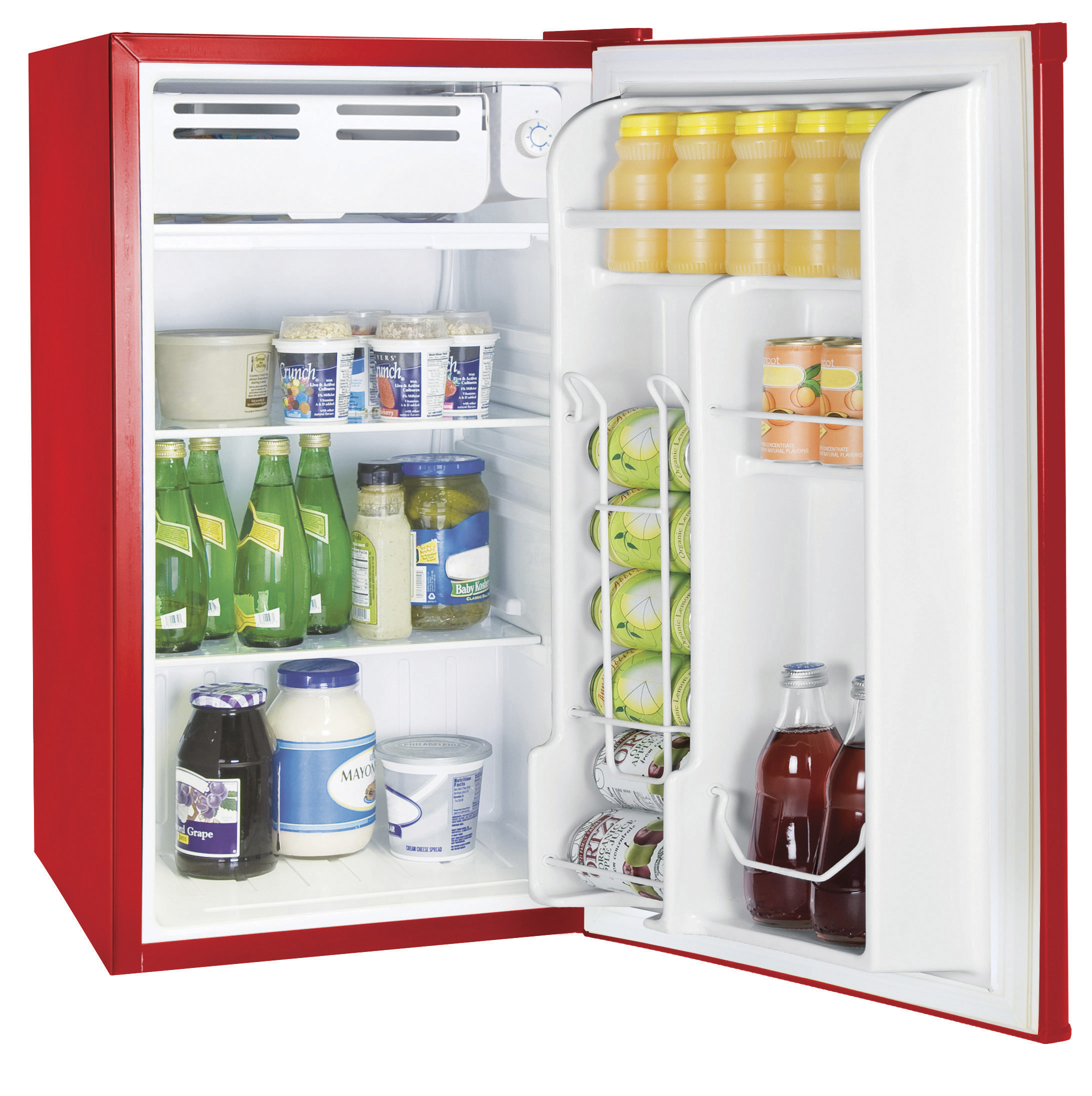 Nostalgia CocaCola 3.2 Cubic Foot Refrigerator with Freezer