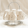 thumbnail image 4 of FOMIYES Portavasos Colgante De Acero Inoxidable Para 6 Tazas Con Estructura Resistente Color Plata Para Casa, 4 of 8