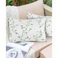 thumbnail image 6 of Sage Green Leaves Throw Pillow Cover 20 x 26 Inch Decorative Pillow Cover Spring Watercolor Botanical Branches Lumbar Pillowcase Seasonal Rectangle Cushion Case for Couch Sofa Bed Living Room, 6 of 7