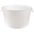 thumbnail image 1 of Recipiente Rubbermaid para almacenamiento de alimentos, 12 litros, blanco, paquete de 6, 1 of 1