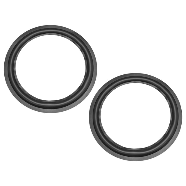 Unique Bargains 12' 12inch Speaker Rubber Edge Surround Rings Replacement Part for Speaker Repair or DIY 2 pcs