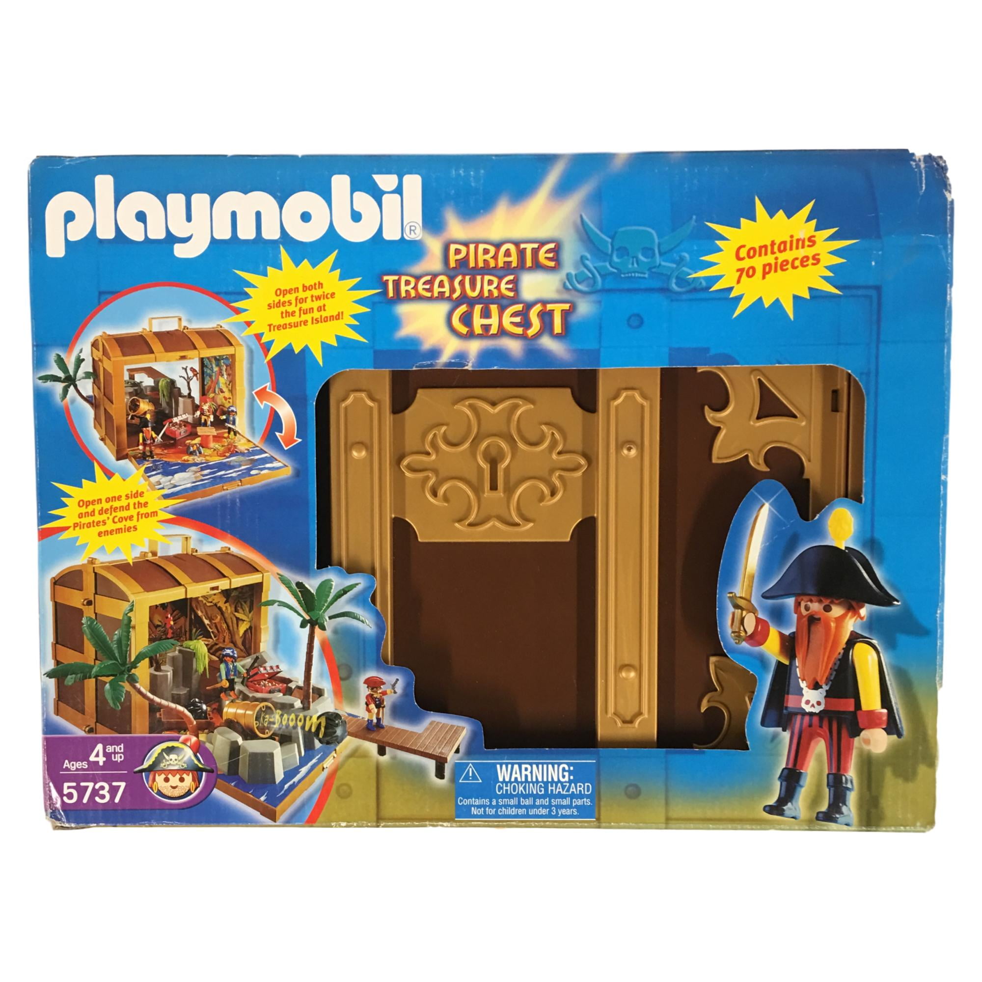 Playmobil U CHOOSE Pirate Treasure Chest castle Western wood crate gold coin 