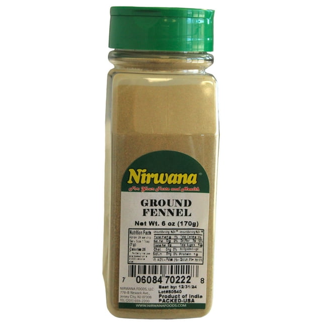 GROUND FENNEL 6 OZ JAR BY NIRWANA