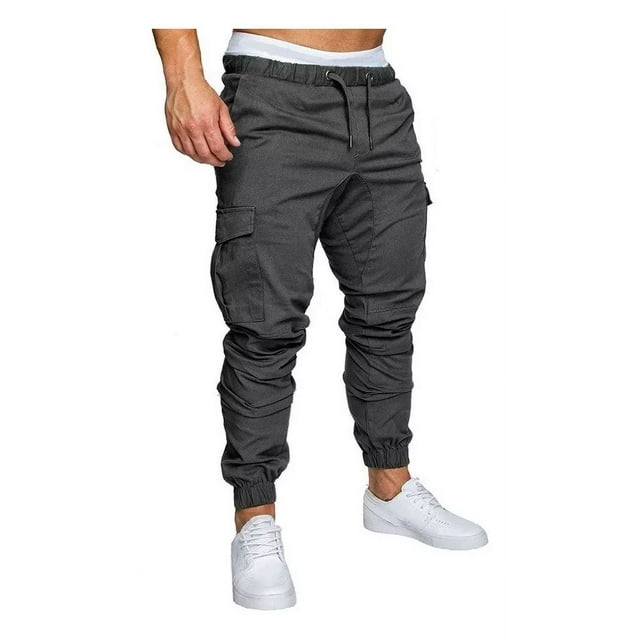 Pantalón Jogger Cargo Jeans Para Hombre Casual