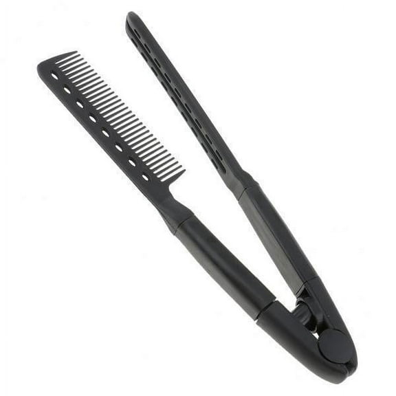 Gazechimp 3xV Shape Hair Straightener Folding Hairdressing Straightening Styling Comb 3 Pcs