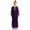 Purple, variant on iiniim Kids Girls Round Neck Long Sleeve Maxi Dress Theme Party Masquerade Burgundy 16