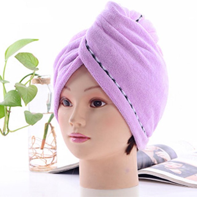 Gorro grueso de microfibra para bañogorro para secar el cabelloenvoltura para el cabello de salón súper absorbente para mujeres Likrtyny Cuidado Belleza