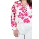 thumbnail image 4 of Blusa escote cruzado Roman Fashion Tallas Extras 1835 Fucsia 36, 4 of 7