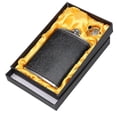 thumbnail image 1 of Petaca de whisky LIUYMXG de bolsillo negra mate con embudo y caja premium acero inoxidable A PRUEBA de fugas, 1 of 2