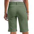 thumbnail image 2 of RYRJJ Bermuda Shorts for Women Summer High Waisted Trendy Chino Shorts Plus Size Casual Straight Leg Pull On Flat Front Shorts(Green,5XL), 2 of 8
