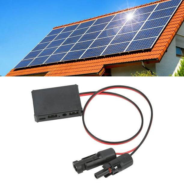 Regulador de Suministro de Alimentacia del Panel Solar, Estabilizador de Panel Solar Y Plug -Solar Estabilizador de Panel Solar Alambre de Cobre Múltiple Uso para el