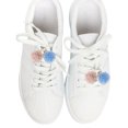 thumbnail image 2 of Unique Bargains 1 Pair Shoelace Charms Sparkly Fluffy Ball Decorative Shoe Clips Pink Light Blue, 2 of 5
