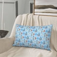thumbnail image 5 of Daiia Cartoon Rocket With Space Bedding Waterproof Pillow Protector Zippered Queen – Bed Bug Proof Pillow Encasement-16"x24", 5 of 6